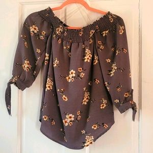Off the shoulder top